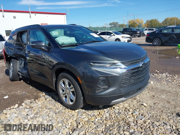 2020 Chevrolet Blazer LT with VIN 3GNKBHRS0LS659397, listed as a IAAI auction lot 40788967 with 62,469 mi miles and . Bid and sale history available at DreamBid. Image 1.