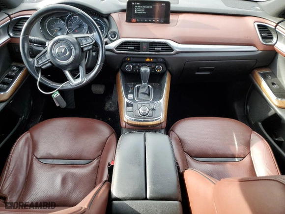 2016 Mazda CX-9 Signature with VIN JM3TCBEY9G0115888, listed as a Copart auction lot 46568455 with 97,329 mi miles and Salvage Title. Bid and sale history available at carsss.com. Image 8.