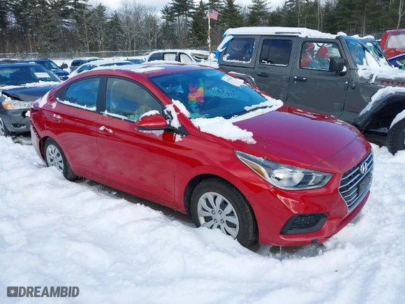 2022 Hyundai Accent SE with VIN 3KPC24A63NE182115, listed as a IAAI auction lot 41338140 with NaN miles. Bid and sale history available at carsss.com. Image 1.