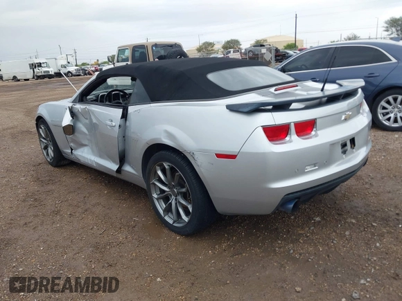 2011 Chevrolet Camaro 1LT with VIN 2G1FB3DD7B9169632, listed as a IAAI auction lot 41869902 with 169,619 mi miles and . Bid and sale history available at DreamBid. Image 3.