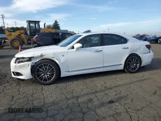 2016 Lexus LS 460 with VIN JTHBL5EF3G5140145, listed as a Copart auction lot 87555395 with 96,254 mi miles and Salvage title. Bid and sale history available at DreamBid. Image 1.