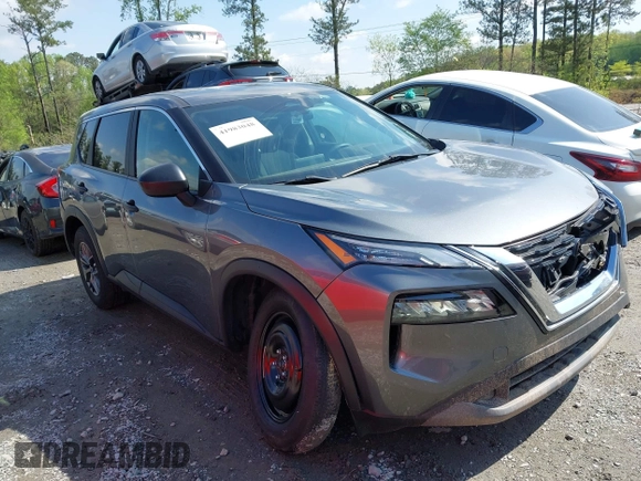 2023 Nissan Rogue S with VIN 5N1BT3AA7PC893183, listed as a IAAI auction lot 41983048 with 34,837 mi miles. Bid and sale history available at carsss.com. Image 1.