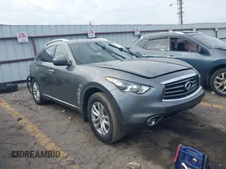 2013 Infiniti FX with VIN JN8CS1MU8DM141556, listed as a IAAI auction lot 41536047 with 96,016 mi miles and . Bid and sale history available at DreamBid. Image 1.