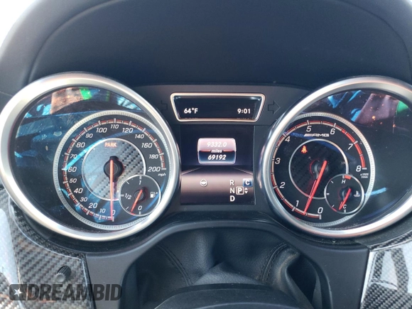 2018 Mercedes-Benz GLS 63 AMG with VIN 4JGDF7FE8JB083917, listed as a Copart auction lot 60448805 with 69,192 mi miles and Clean title. Bid and sale history available at DreamBid. Image 9.