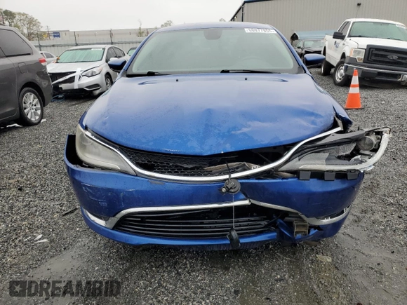 2015 Chrysler 200 Limited with VIN 1C3CCCAB1FN705489, listed as a Copart auction lot 50977855 with 157,626 mi miles and Salvage Title. Bid and sale history available at carsss.com. Image 5.
