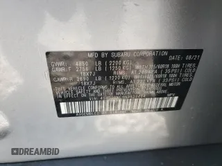 2022 Subaru Outback Limited with VIN 4S4BTANC1N3139404, listed as a Copart auction lot 60096315 with 62,911 mi miles and Salvage title. Bid and sale history available at DreamBid. Image 13.