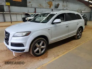 2014 Audi Q7 3.0T S line Prestige with VIN WA1DGAFE6ED020219, listed as a Copart auction lot 44638495 with 121,047 mi miles and Salvage Title. Bid and sale history available at carsss.com. Image 1.