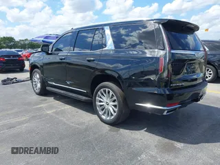 2023 Cadillac Escalade 4WD Premium Luxury with VIN 1GYS4BKL4PR236070, listed as a IAAI auction lot 41905971 with 40,382 mi miles and . Bid and sale history available at DreamBid. Image 3.
