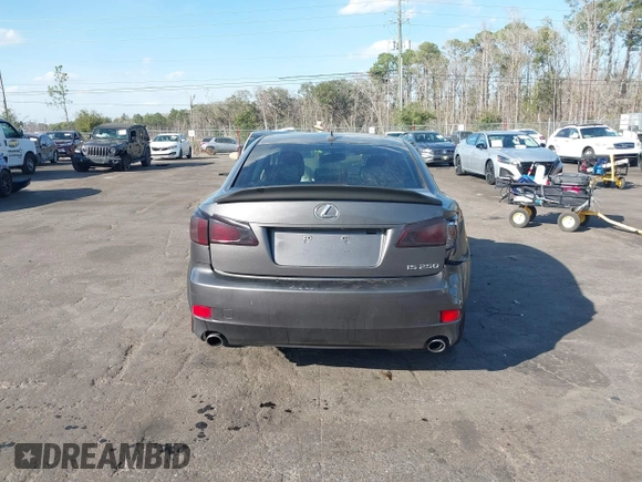2012 Lexus IS 250 with VIN JTHCF5C22C5060177, listed as a IAAI auction lot 41571316 with 167,888 mi miles and . Bid and sale history available at DreamBid. Image 16.