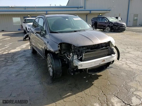2017 FIAT 500X Urbana Edition with VIN ZFBCFXCB6HP590244, listed as a Copart auction lot 42720365 with 107,748 mi miles and Salvage Title. Bid and sale history available at carsss.com. Image 14.