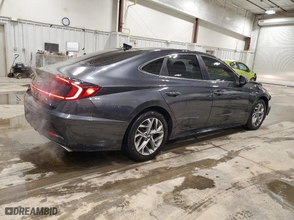 2020 Hyundai Sonata SEL with VIN 5NPEF4JAXLH027569, listed as a Copart auction lot 45305105 with 109,716 mi miles and Clean Title. Bid and sale history available at carsss.com. Image 3.