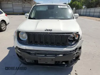2018 Jeep Renegade Altitude with VIN ZACCJABB2JPG81613, listed as a Copart auction lot 53138085 with 160,535 mi miles and Salvage title. Bid and sale history available at DreamBid. Image 5.