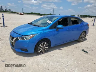 2021 Nissan Versa SV z VIN 3N1CN8EV6ML919515, wystawiony jako Copart lot #61009175 z przebiegiem 26 208 mil mil oraz Szkoda całkowita • Salvage title. Historia ofert i sprzedaży dostępna na DreamBid. Obrazek 1.