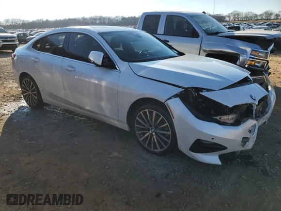 2021 BMW 2 Series 228i with VIN WBA53AK06M7H86416, listed as a Copart auction lot 85907554 with 40,154 mi miles and Salvage Title. Bid and sale history available at DreamBid. Image 4.