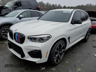 2020 BMW X3 M Competition z VIN 5YMTS0C01L9B23531, wystawiony jako Copart lot #73470892 z przebiegiem 27 432 mil mil oraz . Historia ofert i sprzedaży dostępna na DreamBid. Obrazek 1.