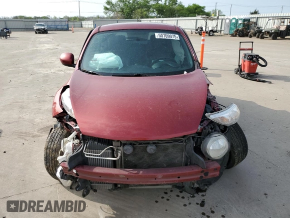2013 Nissan Juke SV with VIN JN8AF5MR0DT225617, listed as a Copart auction lot 50709075 with Not Provided miles and Salvage Title. Bid and sale history available at carsss.com. Image 5.
