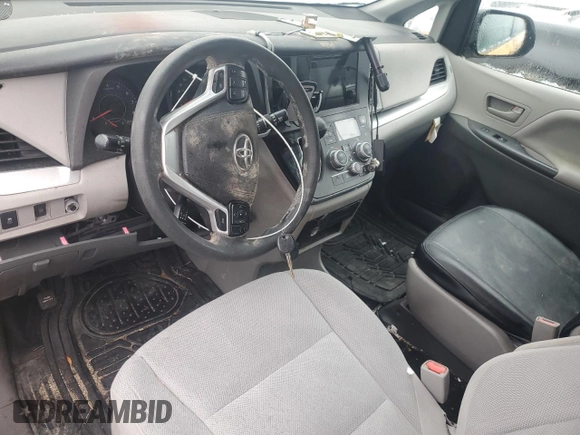 2016 Toyota Sienna L with VIN 5TDZK3DC5GS717508, listed as a Copart auction lot 42339125 with 166,936 mi miles and Salvage title. Bid and sale history available at DreamBid. Image 8.