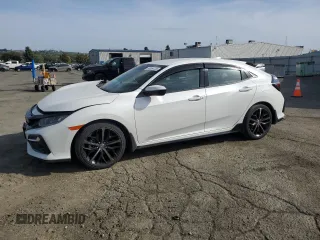 2021 Honda Civic Sport with VIN SHHFK7H41MU410607, listed as a Copart auction lot 53364725 with 20,321 mi miles and Salvage Title. Bid and sale history available at DreamBid. Image 1.
