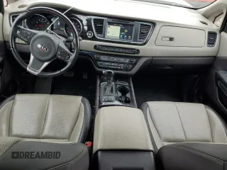 2016 Kia Sedona SX-L with VIN KNDME5C19G6138311, listed as a Copart auction lot 49214375 with 68,500 mi miles and Salvage Title. Bid and sale history available at carsss.com. Image 8.