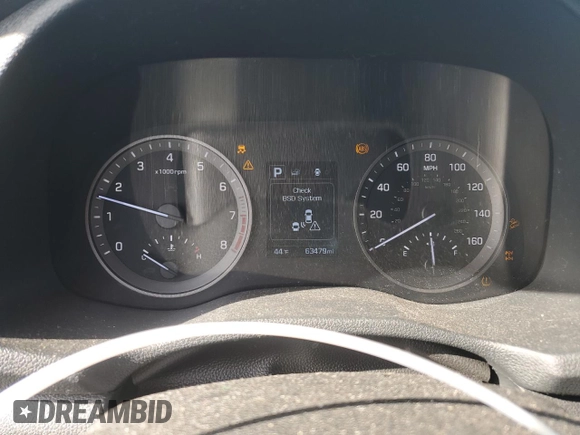 2018 Hyundai Tucson Sport z VIN KM8J3CAL4JU781052, wystawiony jako Copart lot #46996625 z przebiegiem 63 479 mil mil oraz Szkoda całkowita • Salvage title. Historia ofert i sprzedaży dostępna na DreamBid. Obrazek 9.