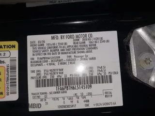 2020 Ford Mustang EcoBoost z VIN 1FA6P8TH6L5145109, wystawiony jako IAAI lot #42301649 z przebiegiem 48 622 mil mil oraz . Historia ofert i sprzedaży dostępna na DreamBid. Obrazek 9.