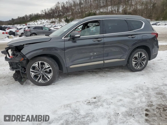 2020 Hyundai Santa Fe Limited with VIN 5NMS5CAA6LH186151, listed as a Copart auction lot 41838225 with 68,075 mi miles and Salvage Title. Bid and sale history available at carsss.com. Image 1.