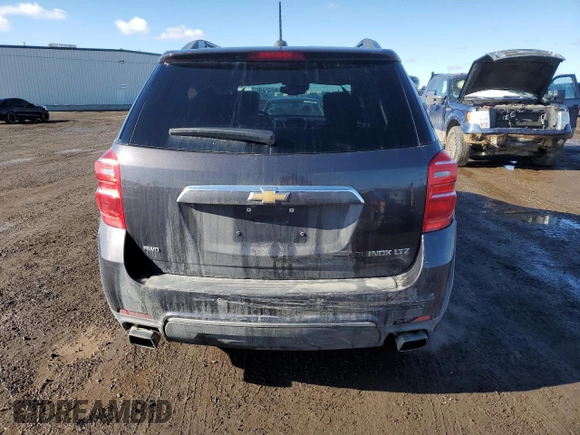 2016 Chevrolet Equinox LTZ with VIN 2GNFLGE36G6314919, listed as a Copart auction lot 47137295 with 121,965 mi miles and Salvage Title. Bid and sale history available at carsss.com. Image 6.