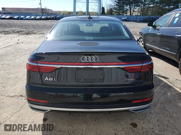 2020 Audi A8 L with VIN WAU8EAF83LN010663, listed as a Copart auction lot 49933994 with 35,756 mi miles. Bid and sale history available at carsss.com. Image 6.