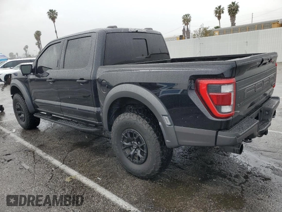2023 Ford F-150 Raptor with VIN 1FTFW1RG6PFA01658, listed as a Copart auction lot 47601275 with 40,440 mi miles and Salvage Title. Bid and sale history available at DreamBid. Image 2.