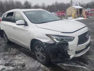 2017 Infiniti QX60 with VIN 5N1DL0MM9HC517454, listed as a IAAI auction lot 41451907 with 124,963 mi miles and . Bid and sale history available at DreamBid. Image 1.