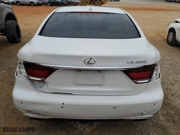 2013 Lexus LS 460 L with VIN JTHGL5EF1D5047402, listed as a Copart auction lot 70595804 with 95,553 mi miles and Salvage Title. Bid and sale history available at carsss.com. Image 6.
