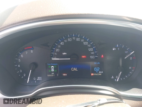 2015 Cadillac SRX Luxury Collection with VIN 3GYFNBE38FS584296, listed as a IAAI auction lot 41950092 with 56,691 mi miles and . Bid and sale history available at carsss.com. Image 7.