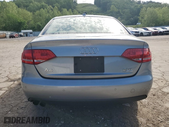 2011 Audi A4 Premium Plus с VIN WAUFFAFL8BN023643, выставлен на аукционе Copart как лот 56456565 с пробегом 75 372 миль миль и Списание • Salvage title. История ставок и продаж доступна на DreamBid. Изображение 6.