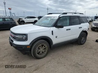 2021 Ford Bronco Sport Big Bend with VIN 3FMCR9B62MRB24992, listed as a Copart auction lot 58366775 with 34,022 mi miles and Salvage title. Bid and sale history available at DreamBid. Image 1.