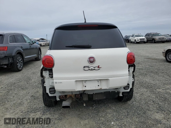 2017 FIAT 500L Lounge with VIN ZFBCFACH1HZ039970, listed as a Copart auction lot 47579055 with 42,903 mi miles and Salvage Title. Bid and sale history available at DreamBid. Image 6.