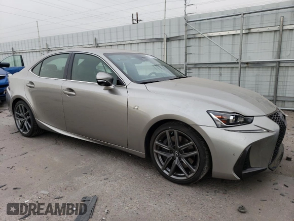 2020 Lexus IS with VIN JTHG81F20L5041059, listed as a Copart auction lot 85664814 with 33,608 mi miles and Salvage Title. Bid and sale history available at carsss.com. Image 4.