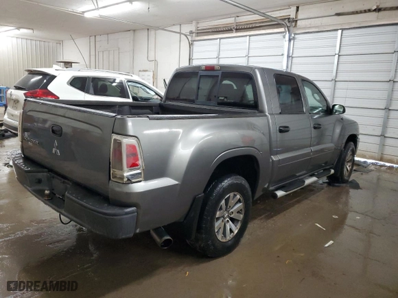 2008 Mitsubishi Raider LS with VIN 1Z7HC28KX8S572256, listed as a Copart auction lot 76278594 with 139373 miles and Salvage Title. Bid and sale history available at carsss.com. Image 3.