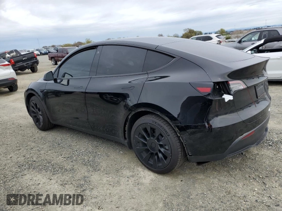 2021 Tesla Model Y Long Range with VIN 5YJYGDEE0MF183109, listed as a Copart auction lot 49760675 with 37,831 mi miles and Salvage Title. Bid and sale history available at DreamBid. Image 2.