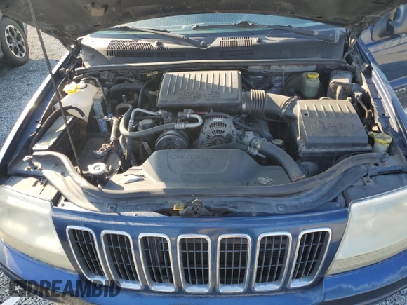 2001 Jeep Grand Cherokee Limited with VIN 1J4GW58N41C615283, listed as a Copart auction lot 44548105 with 190,952 mi miles and Salvage Title. Bid and sale history available at carsss.com. Image 12.