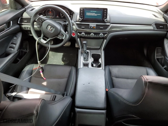 2018 Honda Accord Sedan Sport 1.5T with VIN 1HGCV1F39JA031427, listed as a Copart auction lot 50409625 with 84,442 mi miles and Salvage Title. Bid and sale history available at carsss.com. Image 8.