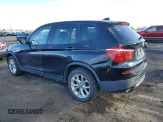 2013 BMW X3 xDrive35i with VIN 5UXWX7C53DL977769, listed as a Copart auction lot 84625774 with 128,981 mi miles and Salvage Title. Bid and sale history available at DreamBid. Image 2.
