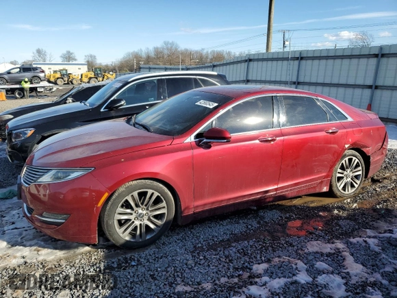 2013 Lincoln MKZ with VIN 3LN6L2J9XDR812823, listed as a Copart auction lot 42560545 with 106,216 mi miles and Salvage Title. Bid and sale history available at DreamBid. Image 1.