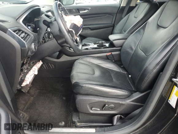 2015 Ford Edge Titanium with VIN 2FMPK4K87FBB15331, listed as a Copart auction lot 44186195 with 0 mi miles and Salvage Title. Bid and sale history available at carsss.com. Image 7.