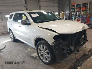 2017 Dodge Durango Citadel with VIN 1C4RDJEGXHC652853, listed as a IAAI auction lot 41631921 with 110,427 mi miles and . Bid and sale history available at carsss.com. Image 1.