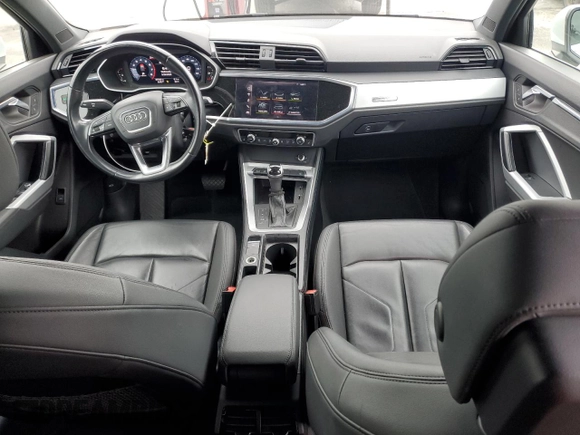 2021 Audi Q3 Premium with VIN WA1AUCF39M1061658, listed as a Copart auction lot 50717875 with 87,363 mi miles and Salvage title. Bid and sale history available at DreamBid. Image 8.