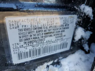 2020 Nissan Sentra SV with VIN 3N1AB8CV6LY268472, listed as a Copart auction lot 44392015 with 43,504 mi miles and Salvage Title. Bid and sale history available at DreamBid. Image 15.