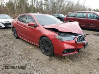 2020 Acura TLX w/A-Spec Pkg with VIN 19UUB3F62LA801635, listed as a Copart auction lot 79255494 with 64,464 mi miles and Salvage Title. Bid and sale history available at carsss.com. Image 4.