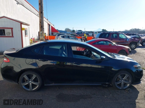 2016 Dodge Dart GT with VIN 1C3CDFEB7GD607826, listed as a IAAI auction lot 41523293 with 134,636 mi miles. Bid and sale history available at carsss.com. Image 13.