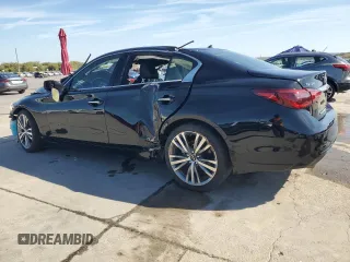 2021 Infiniti Q50 Signature Edition with VIN JN1EV7CPXMM700442, listed as a Copart auction lot 77664694 with Not provided miles and Non repairable. Bid and sale history available at DreamBid. Image 2.