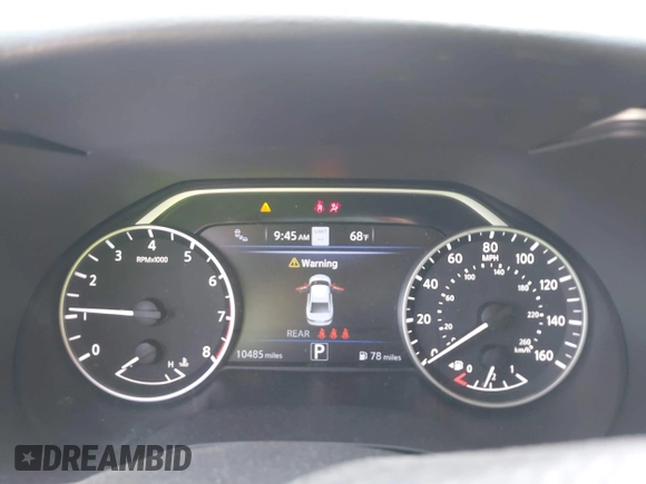2023 Nissan Maxima Platinum with VIN 1N4AA6FV5PC505862, listed as a IAAI auction lot 42418625 with 10,485 mi miles and . Bid and sale history available at DreamBid. Image 7.